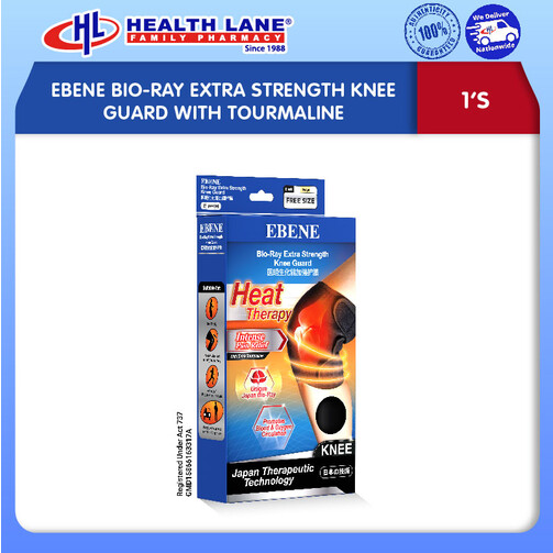 EBENE BIO-RAY EXTRA STRENGTH KNEE GUARD DENGAN TOURMALINE